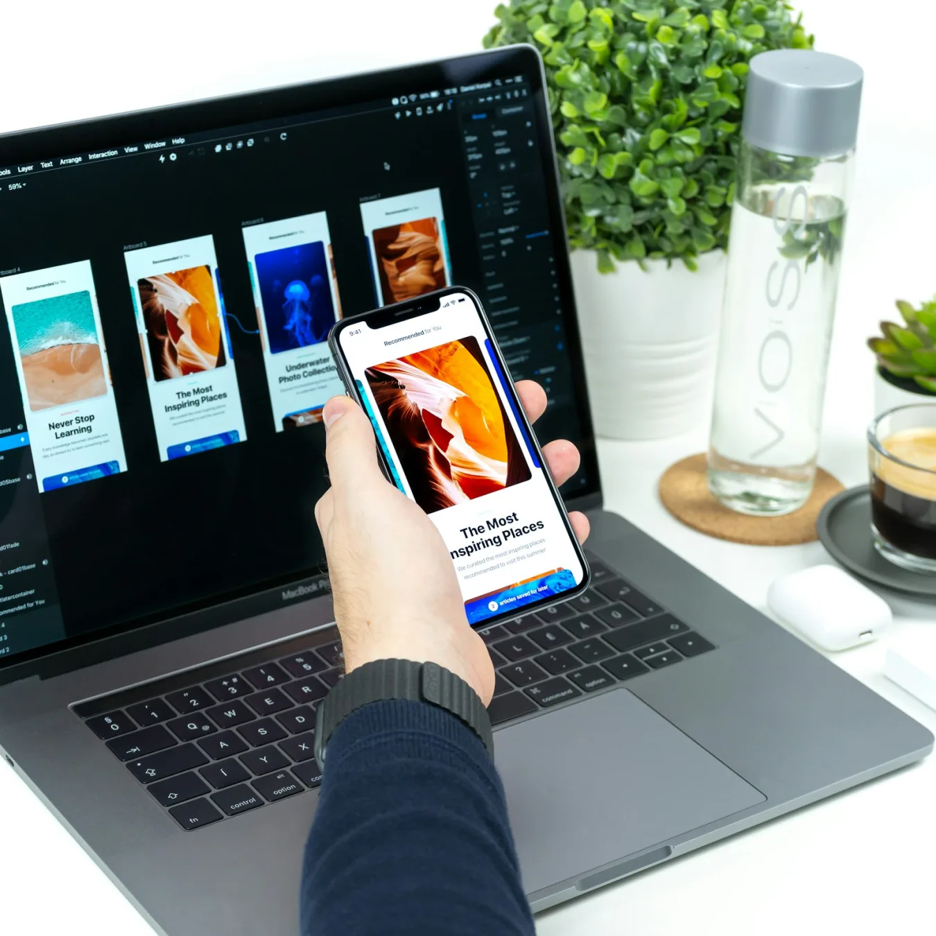 UI and UX design work by Fovero Technologies